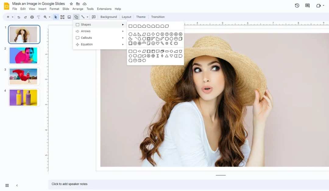 Mask an Image in Google Slides